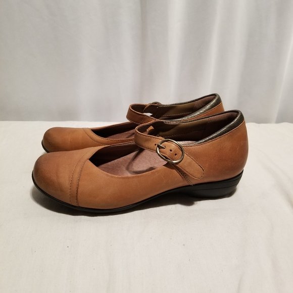 Dansko Fawna Women's Chocolate Mary Jane Slip On, 55010202